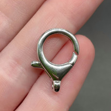 Замок, цвет серебро 20 мм