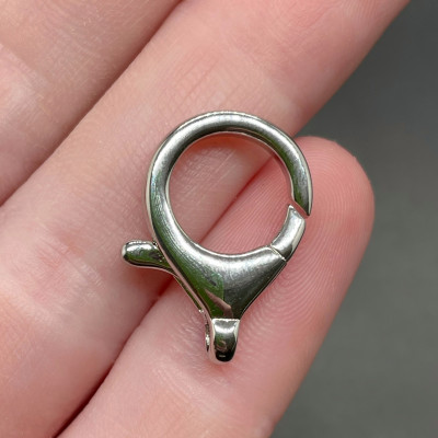 Замок, цвет серебро 20 мм