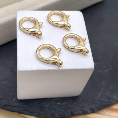 Замок, цвет золото 16 мм