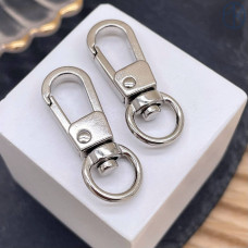 Замок карабин, цвет серебро 10х31 