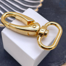 Замок карабин, цвет золото 56х18 мм 