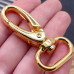 Замок карабин, цвет золото 56х18 мм 