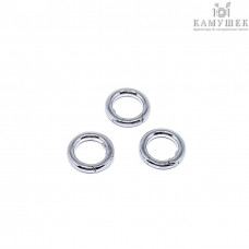 Замок карабин сталь, цвет серебро 16 мм Замок карабин сталь, цвет серебро 16 мм