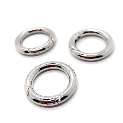 Замок кольцо карабин цвет серебро 20 мм