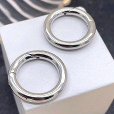 Замок кольцо карабин цвет серебро 22 мм