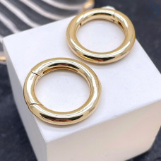 Замок кольцо карабин цвет золото 22 мм