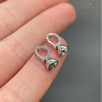 Замок-концевик, цвет серебро 12 мм 