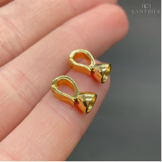 Замок-концевик, цвет золото 12 мм 