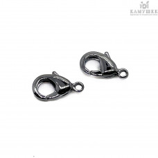 Замок люкс, цвет черный 10 мм