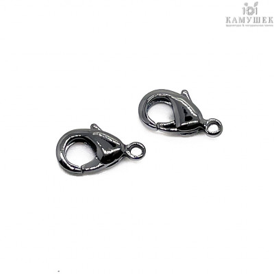 Замок люкс, цвет черный 10 мм