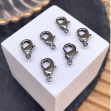 Замок люкс, цвет черный 12 мм