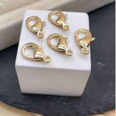 Замок люкс, цвет золото 18 мм 