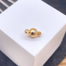 Замок магнитный люкс, цвет золото 11 мм