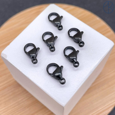 Замок сталь цвет черный 10 мм