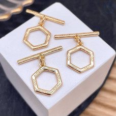 Замок тогл, цвет золото 12 мм 