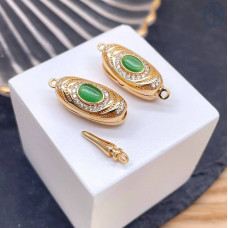 Замок защелка, цвет золото 19 мм