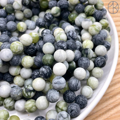 Жадеит виноградный матовый 10 мм