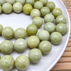 Жадеит зеленый мелкая огранка 20 мм (128 граней)