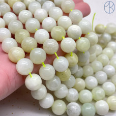 Жадеит желто-зеленый 10 мм