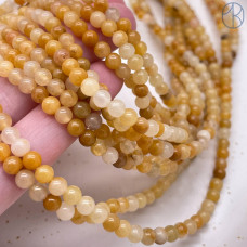 Жадеит желтый 4 мм