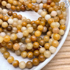 Жадеит желтый 8 мм