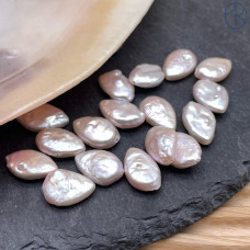 Жемчуг Барокко капля крупный белый штучно ~ 16-18 мм 