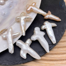 Жемчуг Барокко Крест ~ 30-38 мм штучно