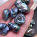 Жемчуг Барокко крупный черный хамелеон ~ 20-25 мм штучно