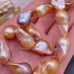 Жемчуг Барокко крупный розовый хамелеон ~ 20-25 мм 