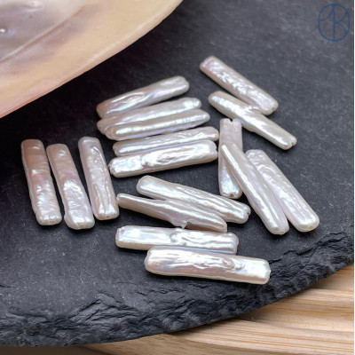 Жемчуг Бива белый штучно 20-25 мм