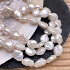 Жемчуг фриформ белый ~ 15-16 мм