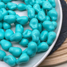 Жемчуг Майорка Барокко цвет бирюзовый 22х15 мм