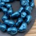 Жемчуг Майорка Барокко цвет синий 22х15 мм