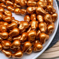 Жемчуг Майорка Барокко цвет светло-коричневый 22х15 мм