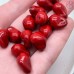 Жемчуг Майорка Барокко красная 10х15 мм штучно