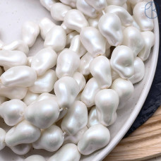 Жемчуг Майорка Барокко матовая 22х15 мм