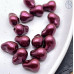 Жемчуг Майорка Барокко пурпурный 10х15 мм штучно