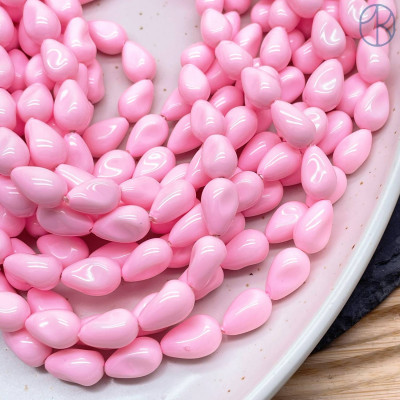 Жемчуг Майорка Барокко розовый 8х15 мм 