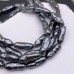 Жемчуг Майорка Бива, цвет темно-серый 8х21 мм