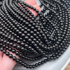 Жемчуг Майорка черная 4 мм