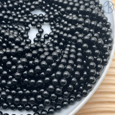 Жемчуг Майорка черная 6 мм