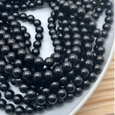 Жемчуг Майорка черная 8 мм
