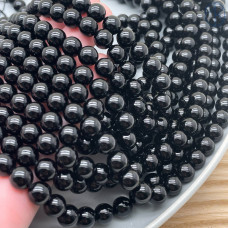 Жемчуг Майорка черная 8 мм
