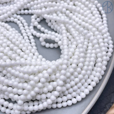 Жемчуг Майорка, цвет белый 4 мм