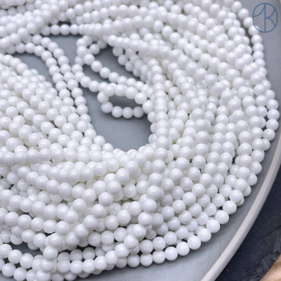 Жемчуг Майорка, цвет белый 4 мм