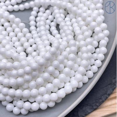 Жемчуг Майорка, цвет белый 6 мм