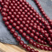 Жемчуг Майорка цвет бордовый №1 8 мм Жемчуг Майорка цвет бордовый №1 8 мм