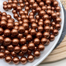 Жемчуг Майорка, цвет коричневый №1 12 мм