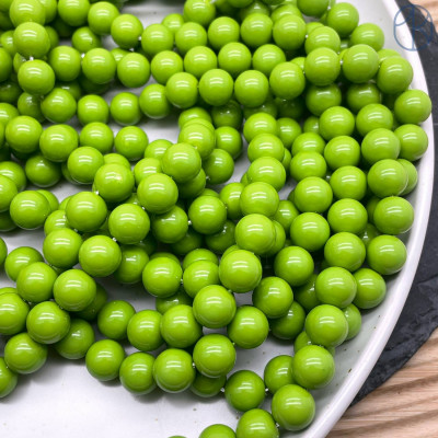 Жемчуг Майорка, цвет оливковый №1 10 мм 