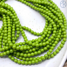 Жемчуг Майорка, цвет оливковый №1 4 мм 